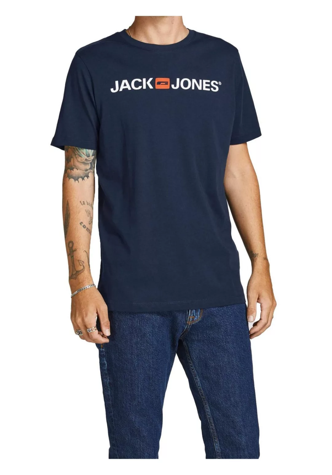 Jack & Jones Rundhalsshirt "JJECORP LOGO TEE SS CREW NECK 3PKMP NOOS", 3er günstig online kaufen