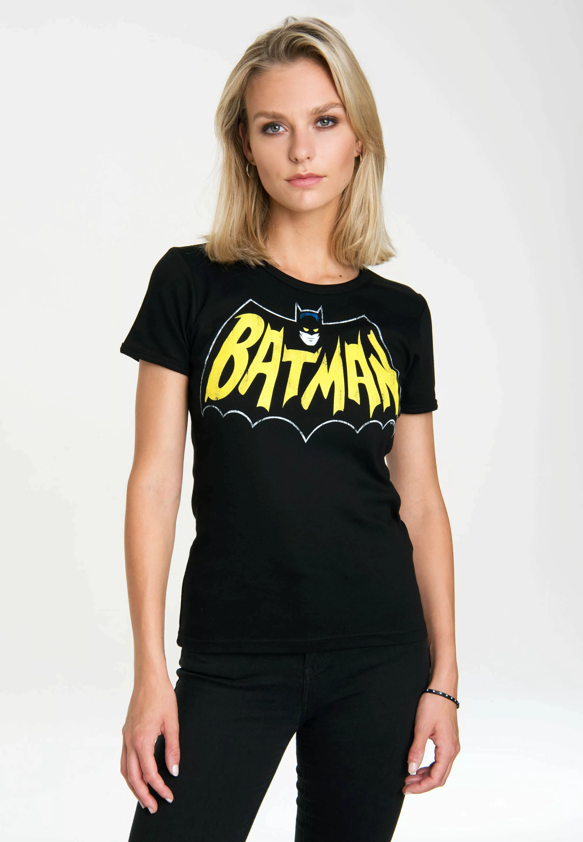 LOGOSHIRT T-Shirt "Batman - Fledermaus", mit lizenziertem Originaldesign günstig online kaufen