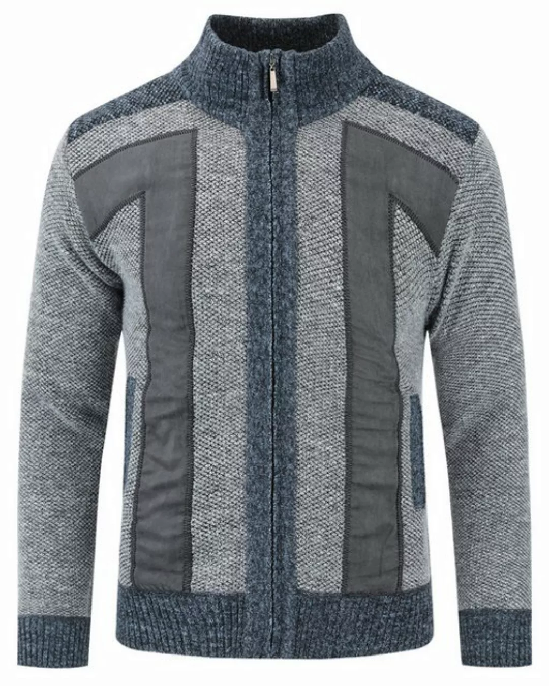 Allthemen Cardigan Herren Cardigan Grobstrick Gefüttert Pullover für Winter günstig online kaufen