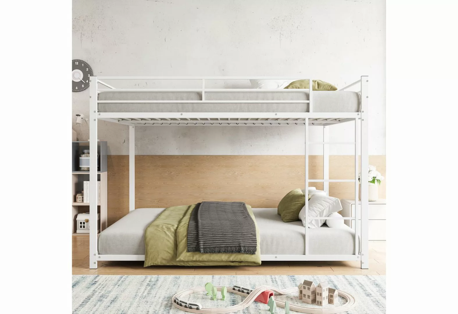 MODFU Etagenbett Kinderbett Eisenbett, Etagenbett klassischer Form (140*200 günstig online kaufen