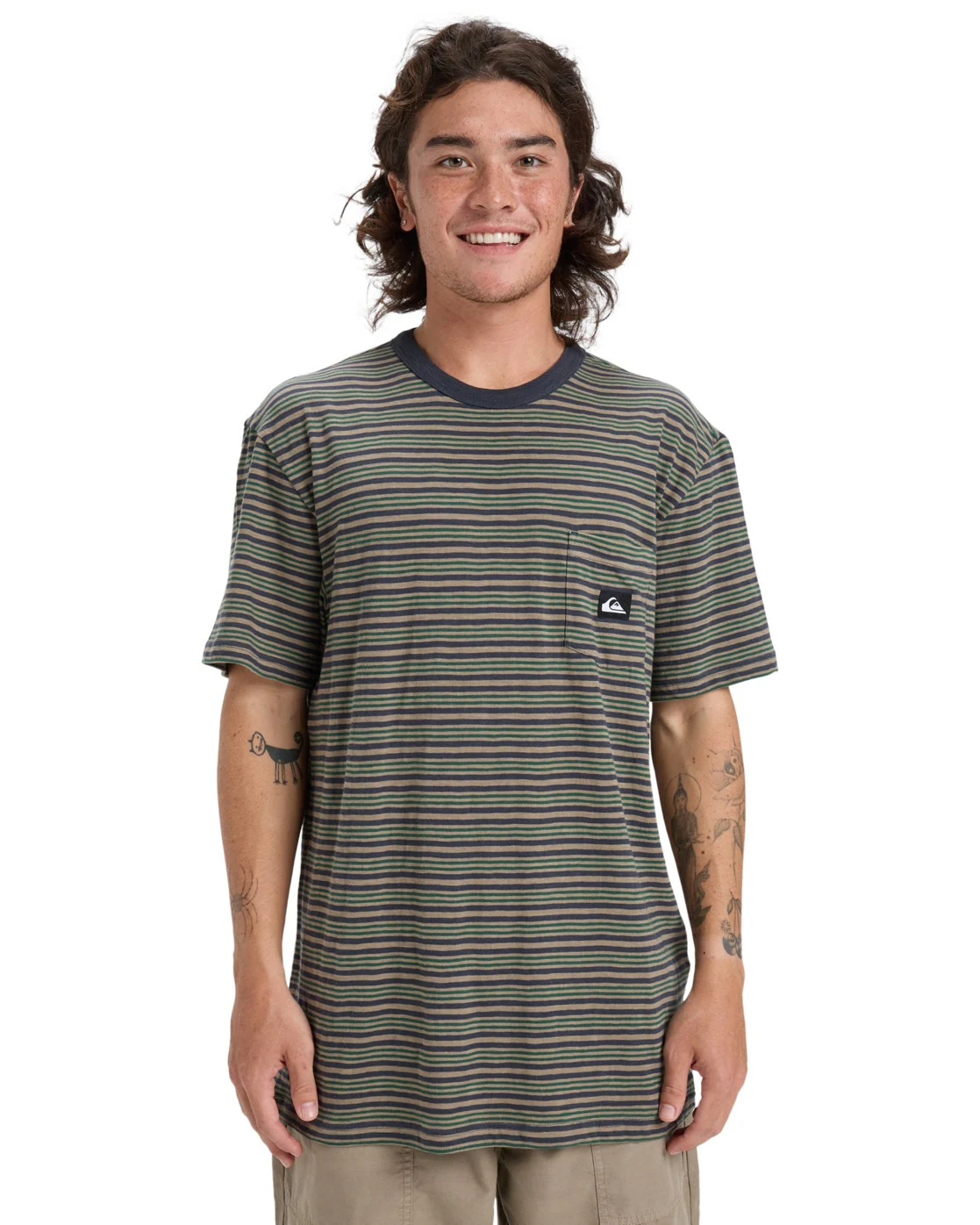 Quiksilver T-Shirt "Onyx Striped" günstig online kaufen