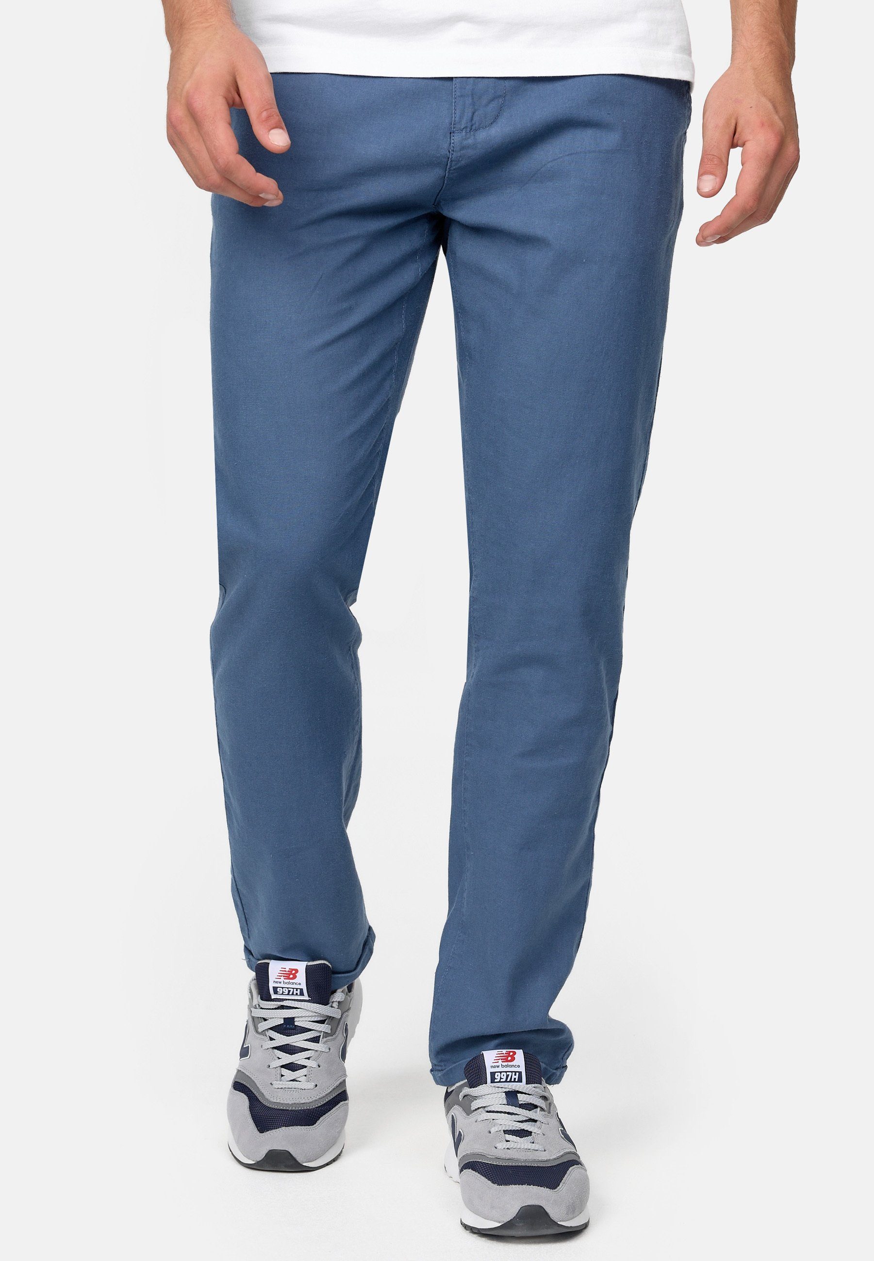 Indicode Leinenhose Haverfield mit 4 Taschen günstig online kaufen
