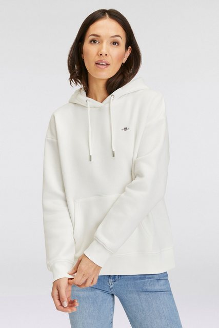 Gant Sweatshirt REL SHIELD HOODIE mit GANT-Stickerei auf der Brust günstig online kaufen