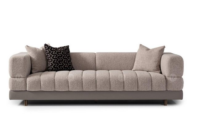 Xlmoebel Sofa Dreisitziges Sofa Polstermöbel 3-Sitzer Stoffcouch Modernes G günstig online kaufen