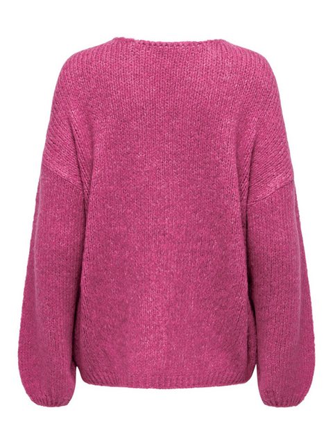 JACQUELINE de YONG Strickpullover Strickpullover V-Ausschnitt Langarm Tiefe günstig online kaufen