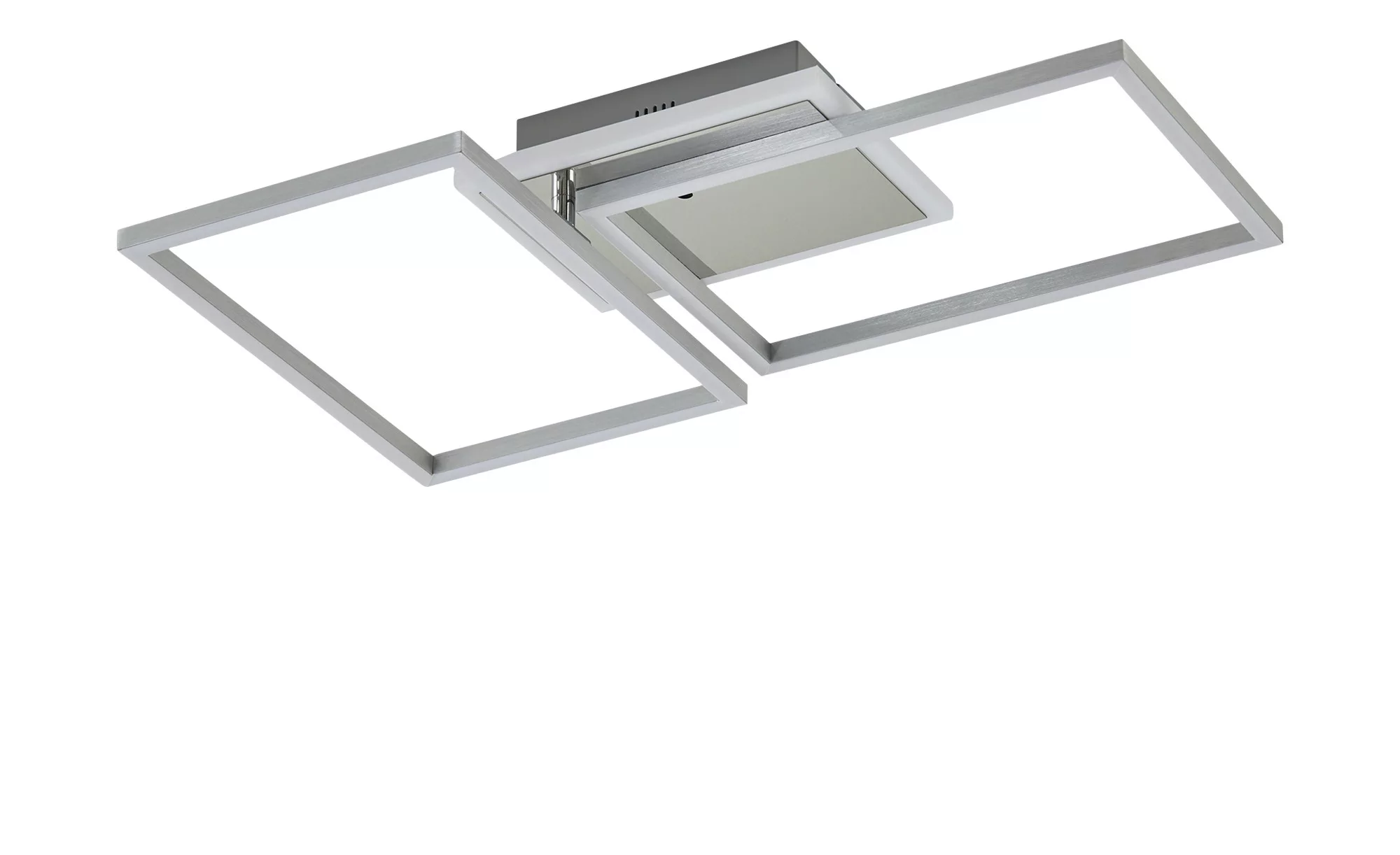 KHG LED-Deckenleuchte, chrom, ´rechteckig´ mit Fernbedienung ¦ silber ¦ Maß günstig online kaufen