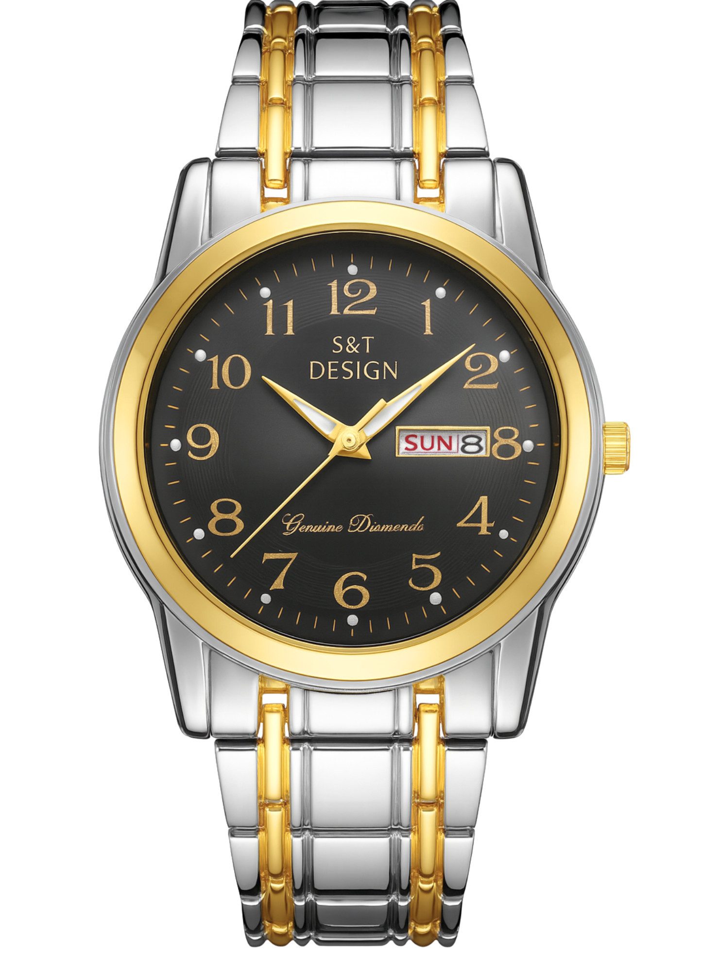 S&T Design Quarzuhr Herren Uhr Edelstahl günstig online kaufen