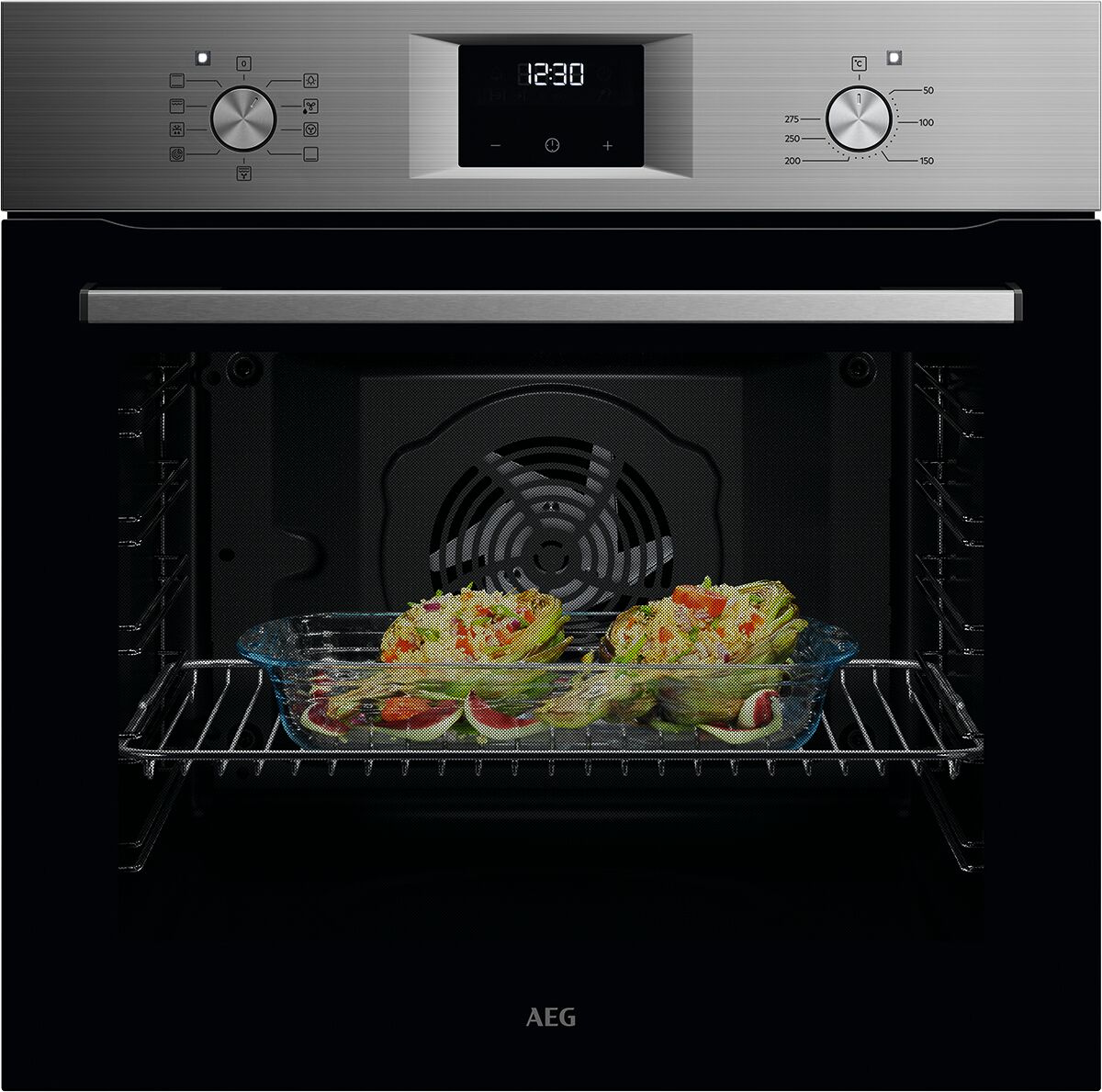 AEG Einbaubackofen 6000 »OU5AB20ZSM 949496394«, Aqua-Reinigungsfunktion, gl günstig online kaufen