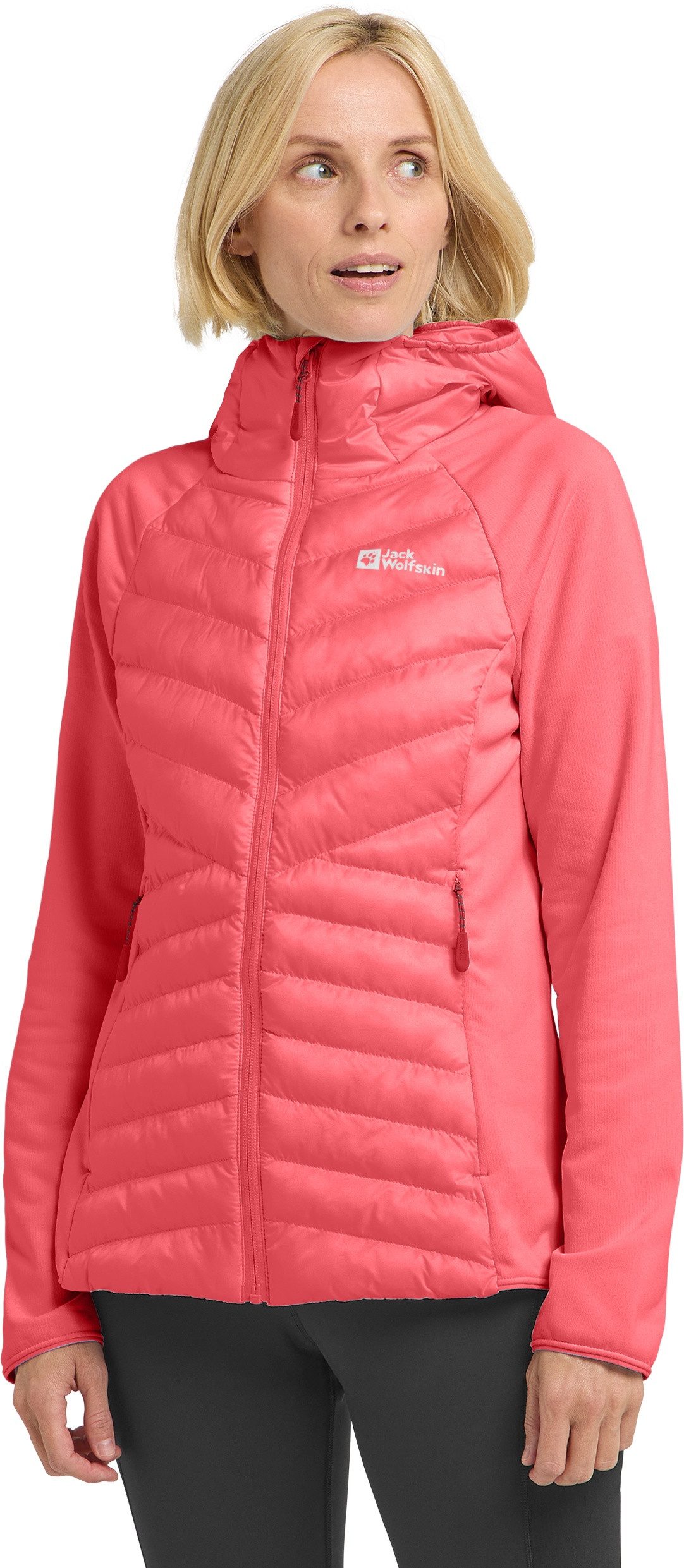 Jack Wolfskin Hybridjacke "ROUTEBURN PRO HYBRID W", mit Kapuze günstig online kaufen