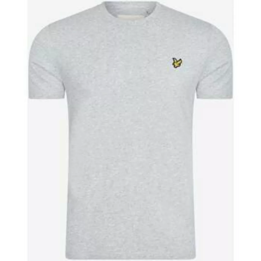 Lyle & Scott  T-Shirts & Poloshirts Schlichtes T-Shirt - hellgrau meliert günstig online kaufen