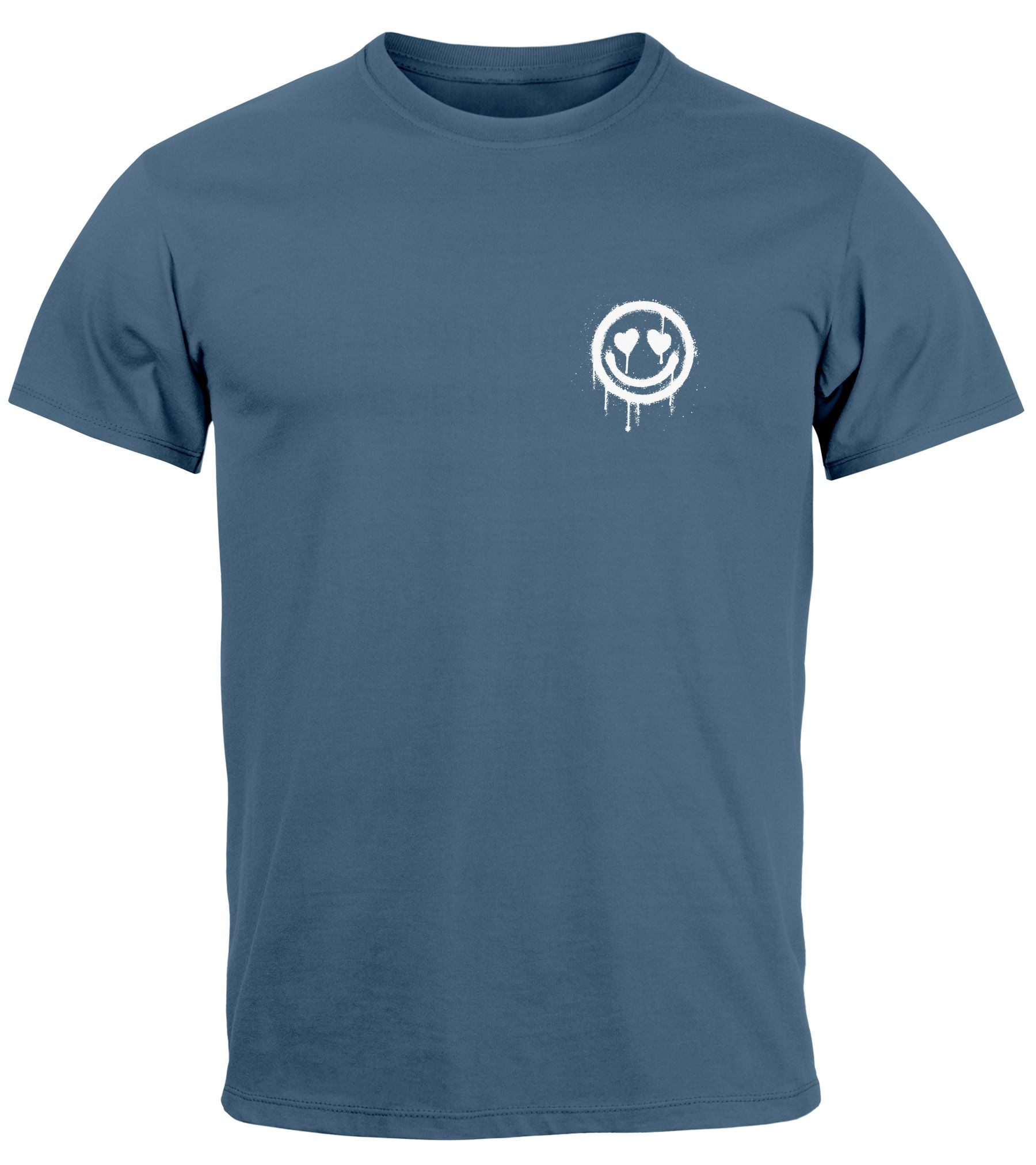 Neverless Print-Shirt Herren T-Shirt Print Aufdruck günstig online kaufen