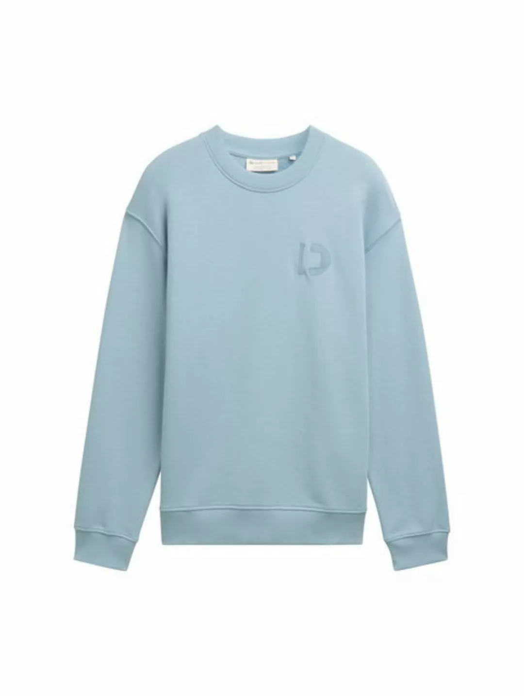 TOM TAILOR Denim Sweatshirt Pullover mit Rundhalsausschnitt günstig online kaufen