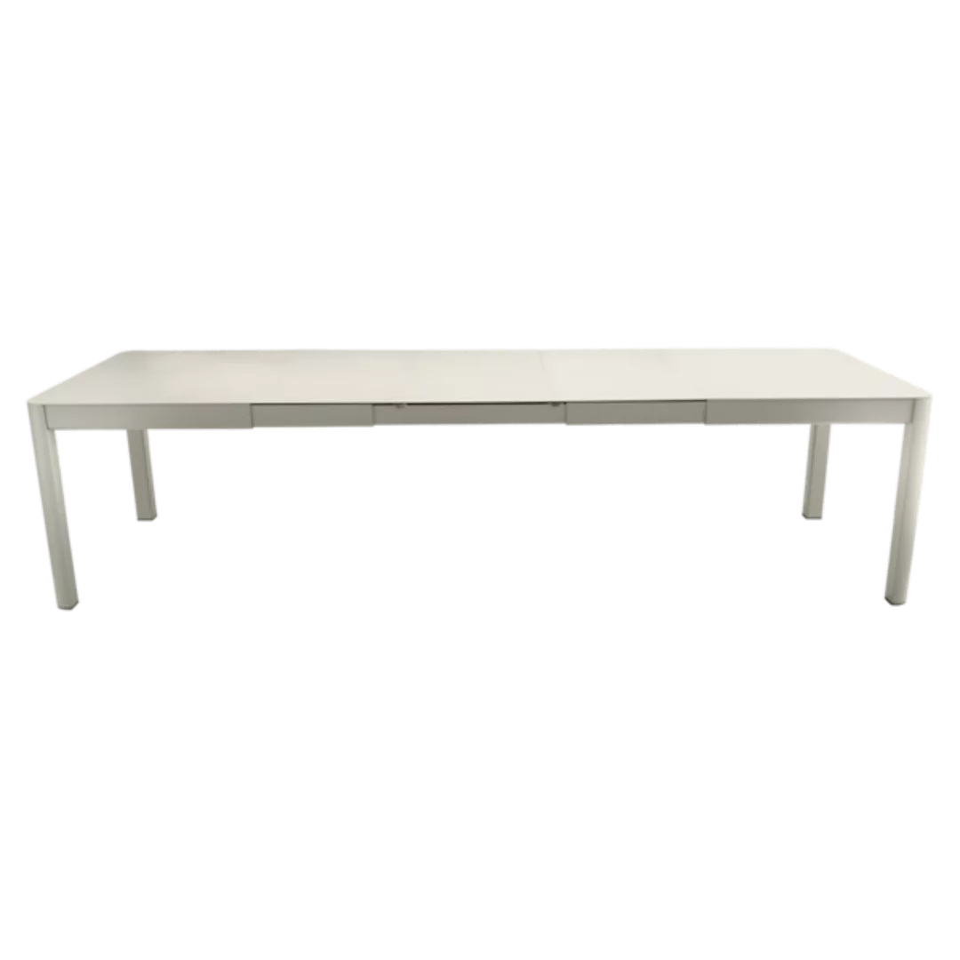 Fermob - Ribambelle XL Gartentisch mit 3 Einlegeplatten - lehmgrau/texturie günstig online kaufen