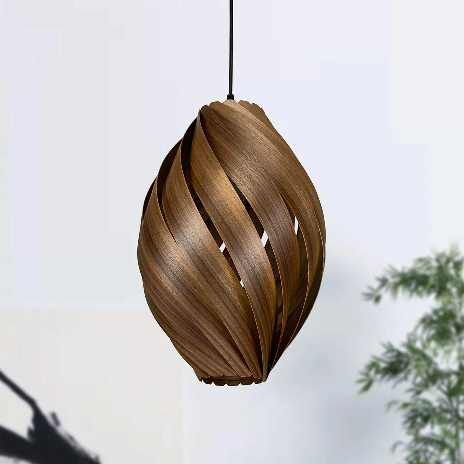 Gofurnit Ardere Pendellampe, Nussbaum, Höhe 45 cm günstig online kaufen