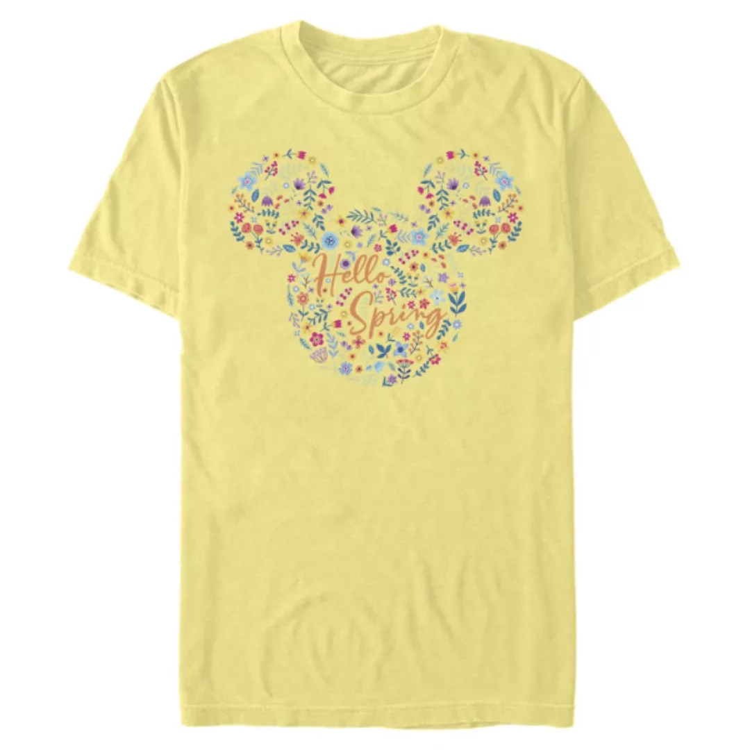 Disney - Micky Maus - Micky Maus Floral Ears - Männer T-Shirt günstig online kaufen