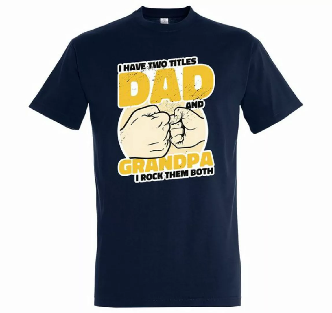 Youth Designz T-Shirt Dad And Grandpa Herren Shirt mit trendigem Frontprint günstig online kaufen