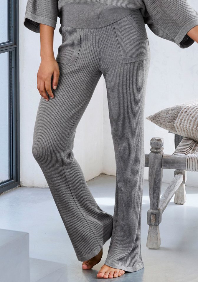 French Connection Strickhose -Loungehose - Relaxhose mit leichten ausgestel günstig online kaufen