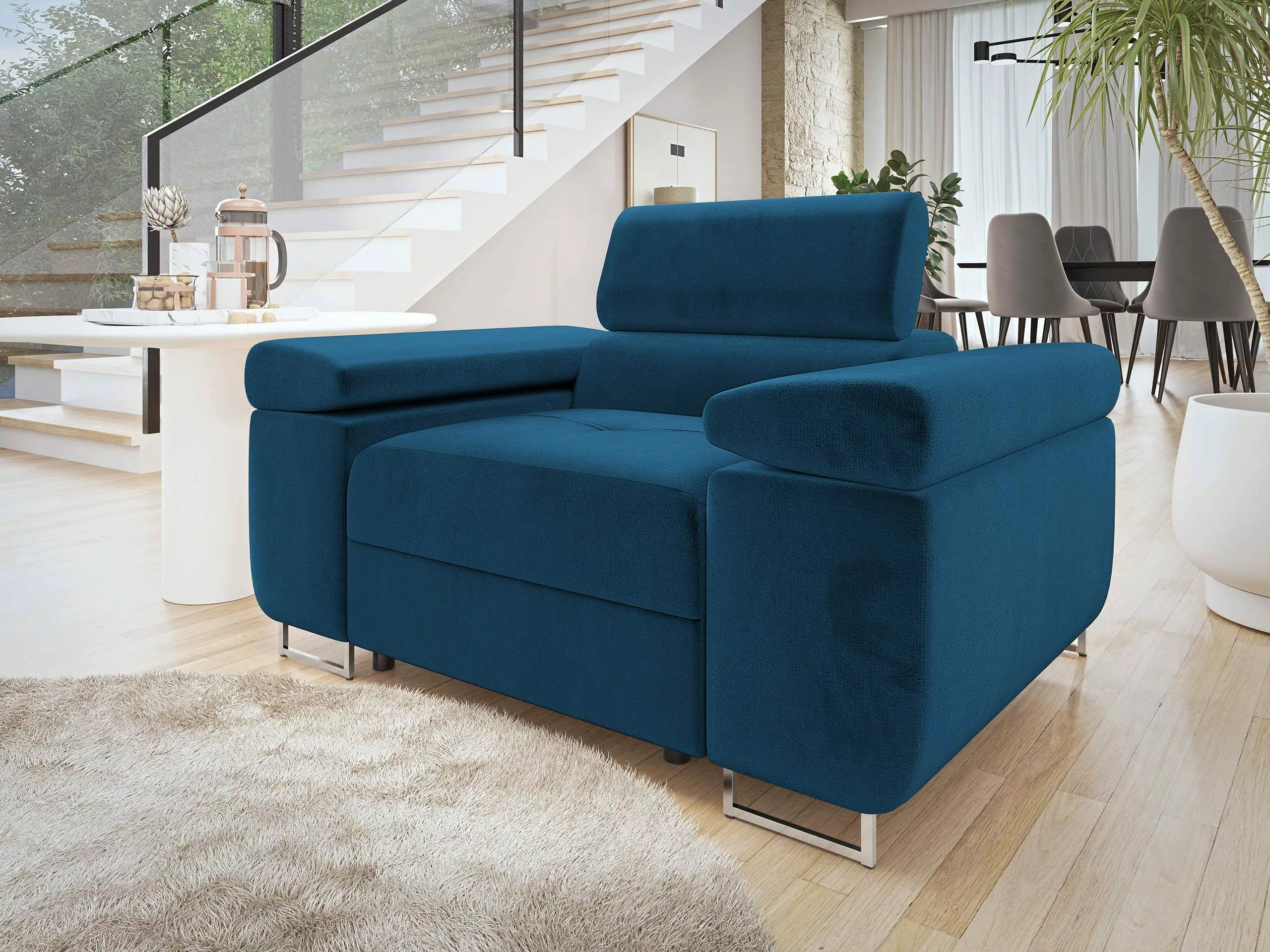 MIRJAN24 Sessel Torezio, Einstellbare Kopfstützen, 134x102x70-90 günstig online kaufen
