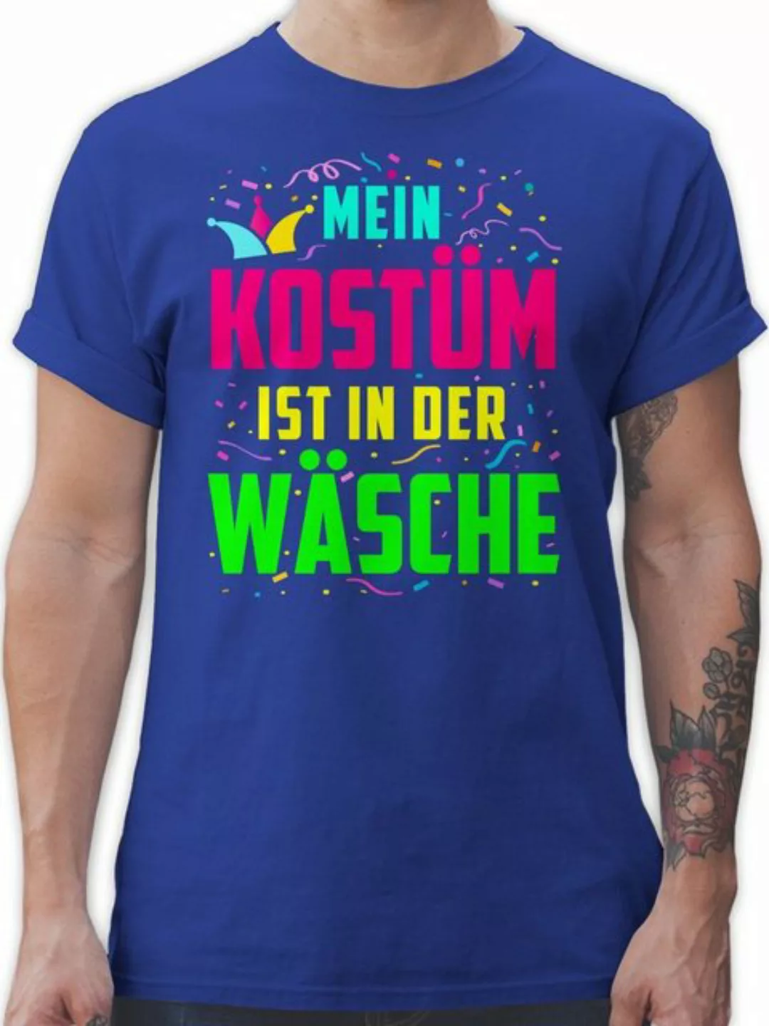 Shirtracer T-Shirt Mein Kostüm ist in der Wäsche I Fastnacht I Fasnacht I F günstig online kaufen