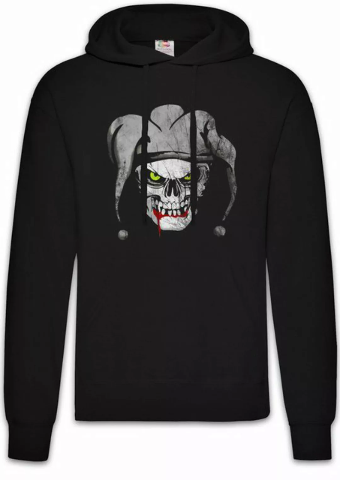 Urban Backwoods Hoodie Joker Skull I Herren Hoodie Schädel Dead Totenschäde günstig online kaufen