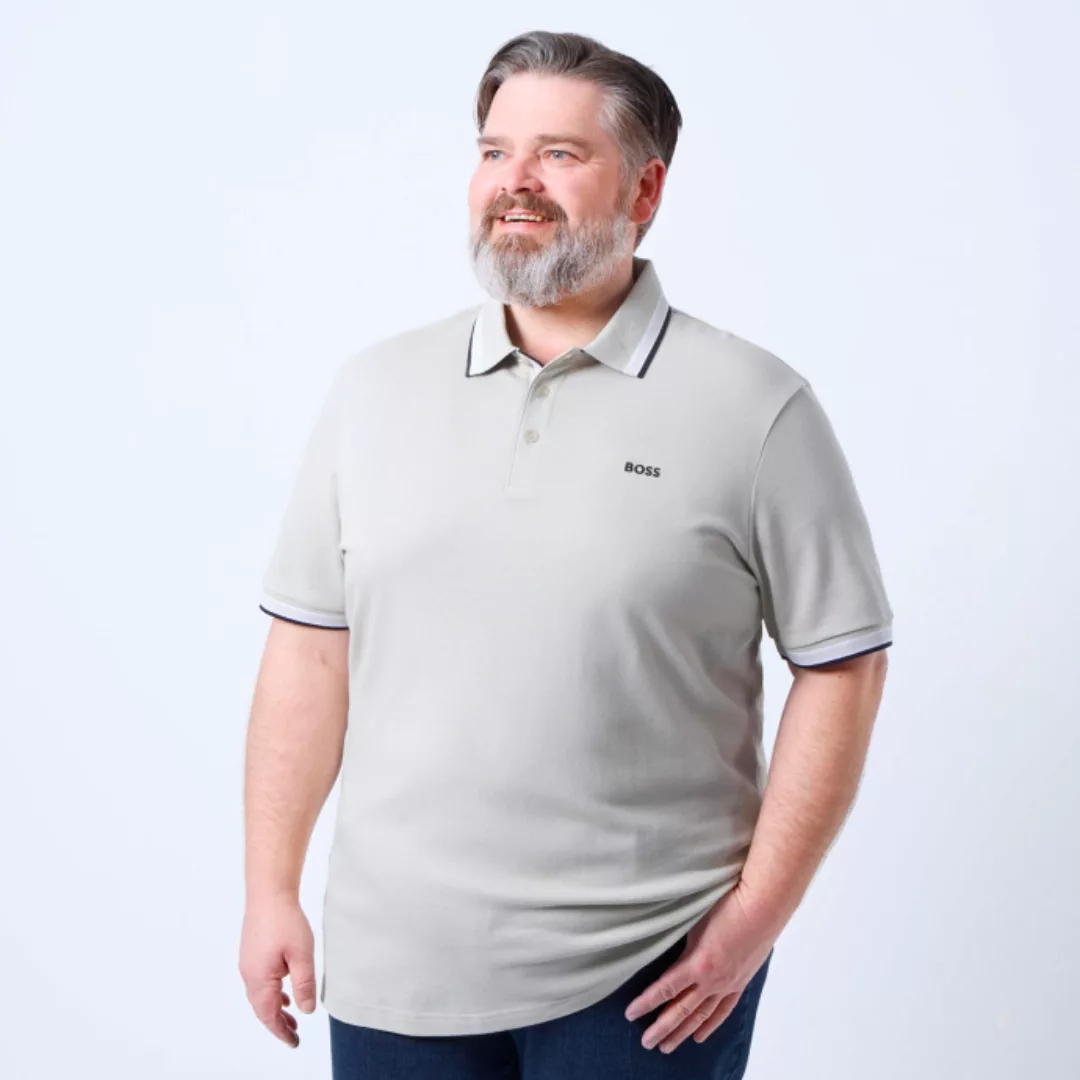 BOSS Poloshirt mit Kontrastdetails günstig online kaufen