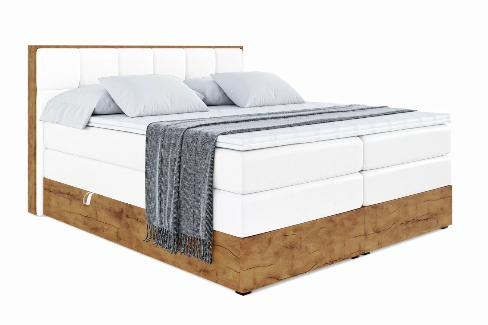 ALTDECOR Boxspringbett LOLLI7 KING (Multipocket-Matratze H4, günstig online kaufen