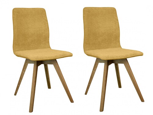 andas Esszimmerstuhl "Rania", (Set), 2 St., Microfaser, Massivholzgestell, günstig online kaufen