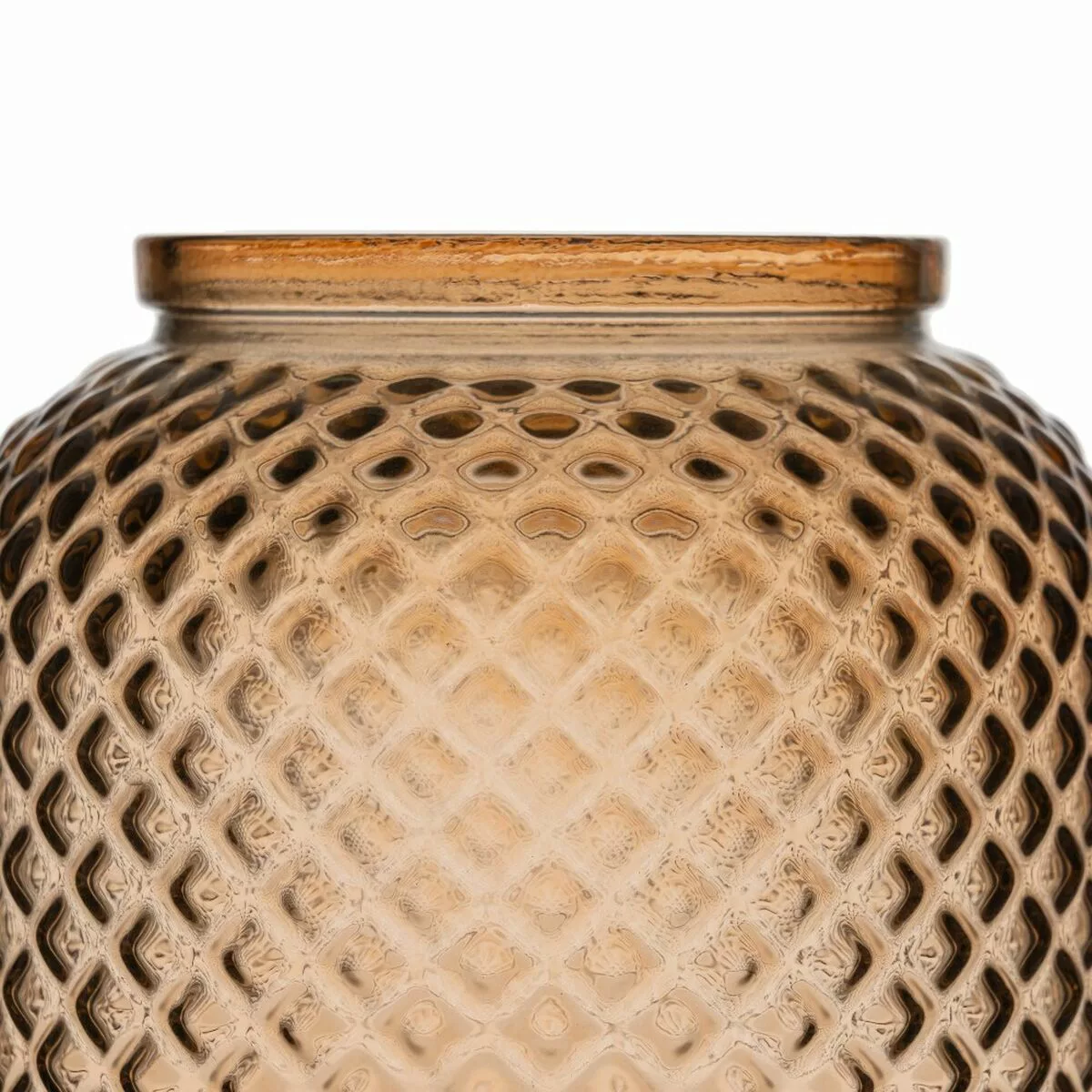 Vase Recyceltes Glas Karamell 19 X 19 X 19 Cm günstig online kaufen