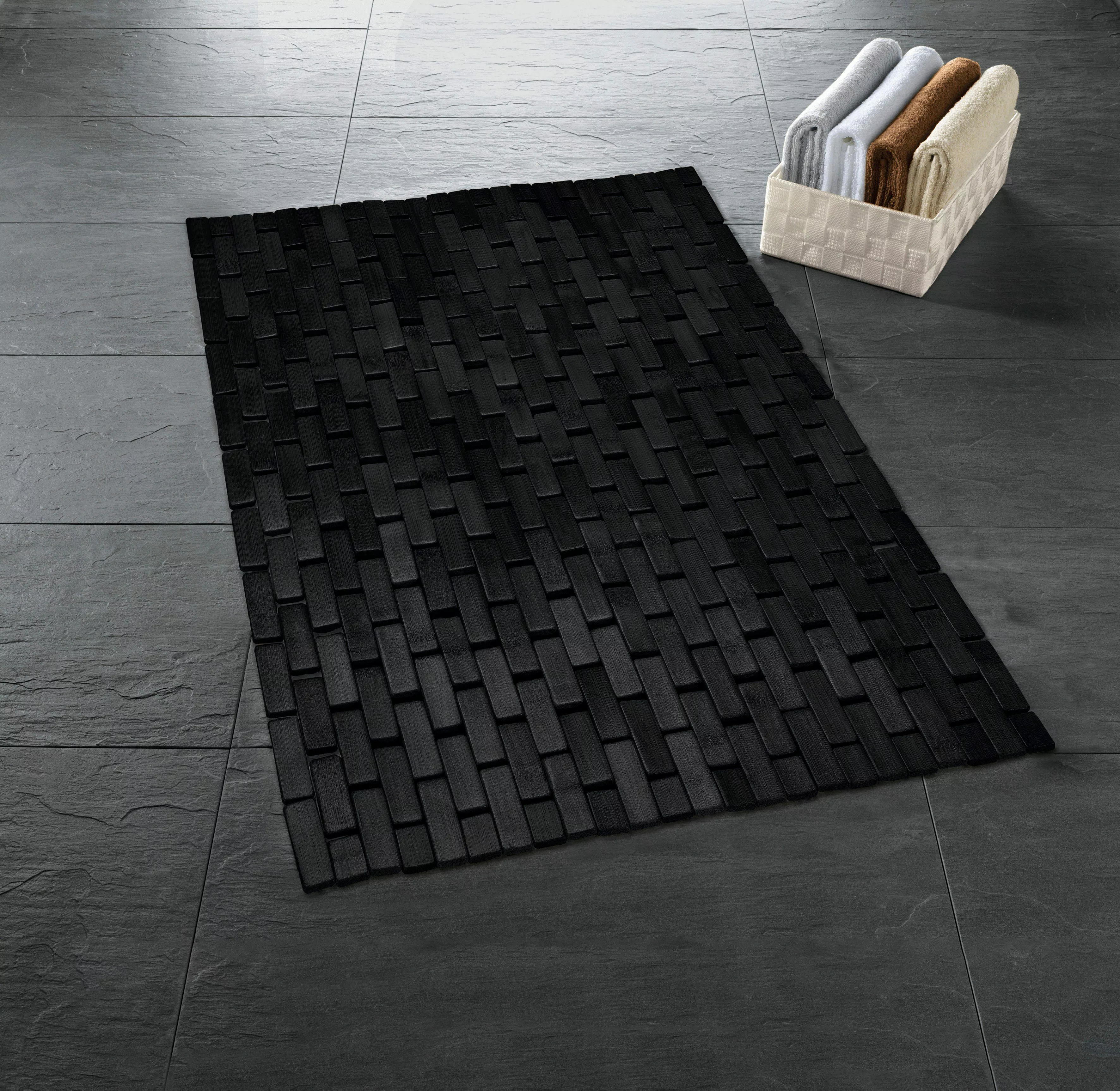Kleine Wolke Badematte »Palito«, rutschhemmend beschichtet, Holzmatte, 100% günstig online kaufen