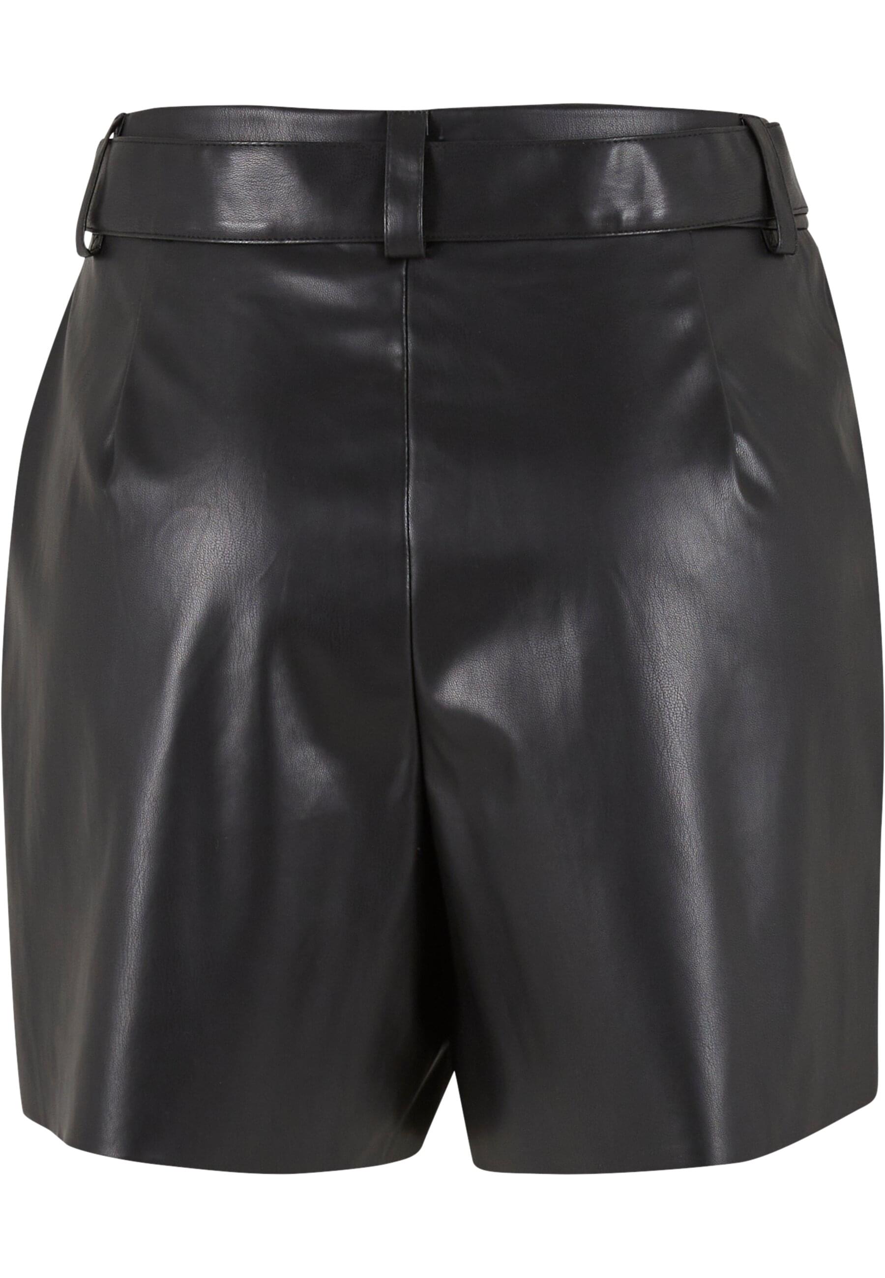 URBAN CLASSICS Shorts "Urban Classics Ladies Synthetic Leather Shorts", (1 günstig online kaufen