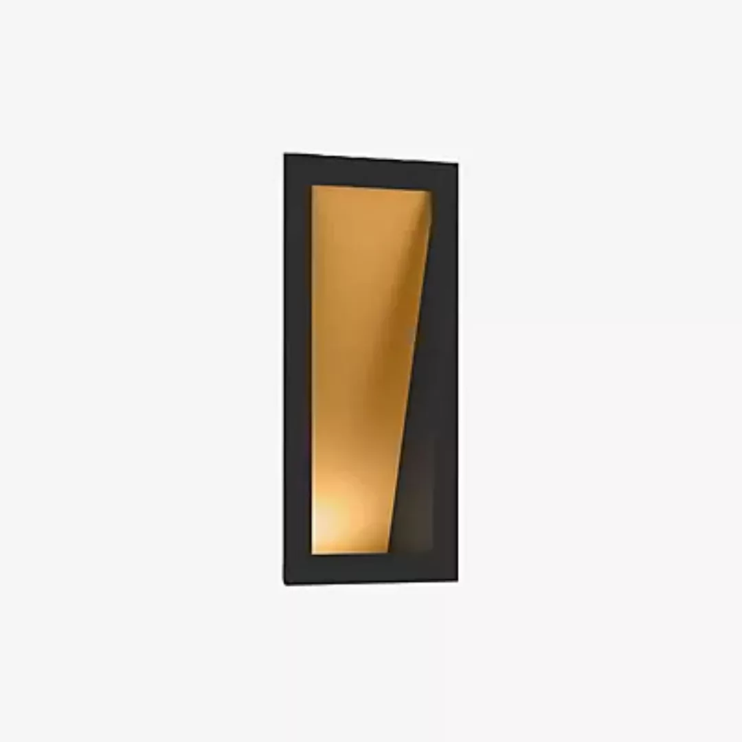 Wever & Ducré Themis 1.7 Wandeinbauleuchte LED, schwarz/gold günstig online kaufen