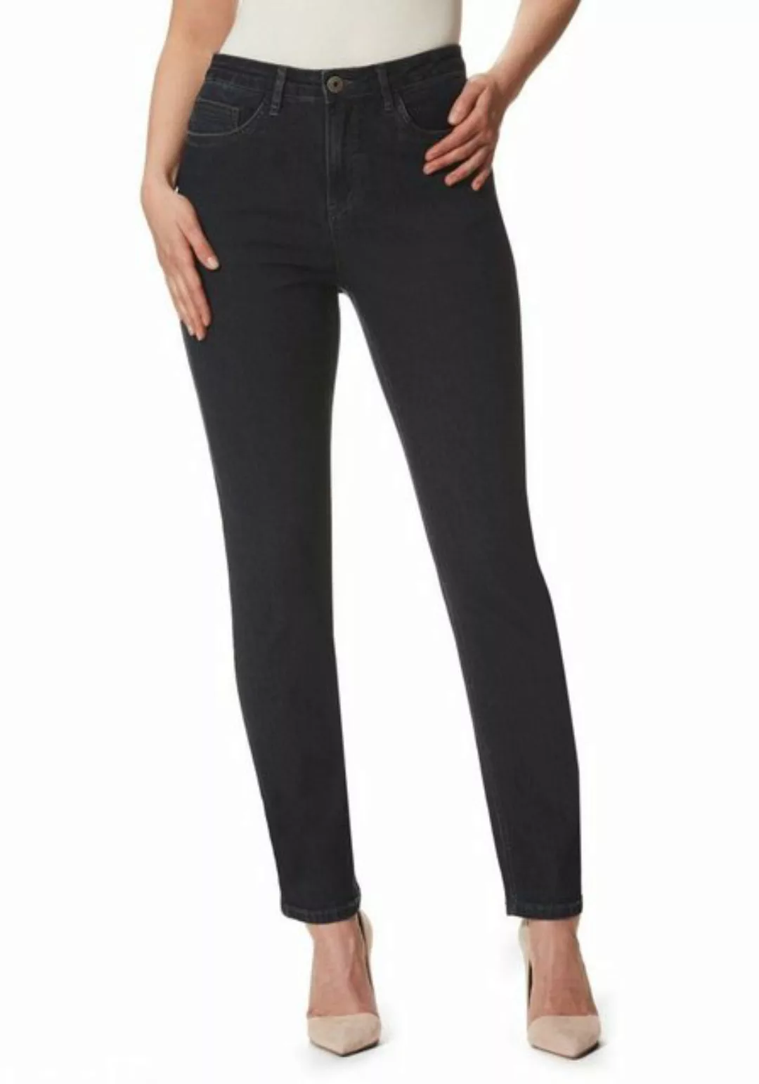 STOOKER WOMEN Tapered-fit-Jeans Nizza Stretch Jeans -DARK BLUE DENIM- Taper günstig online kaufen