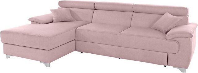 DOMO collection Ecksofa "Trento L-Form, mit Kufenfuß oder Einzelfuß", wahlw günstig online kaufen