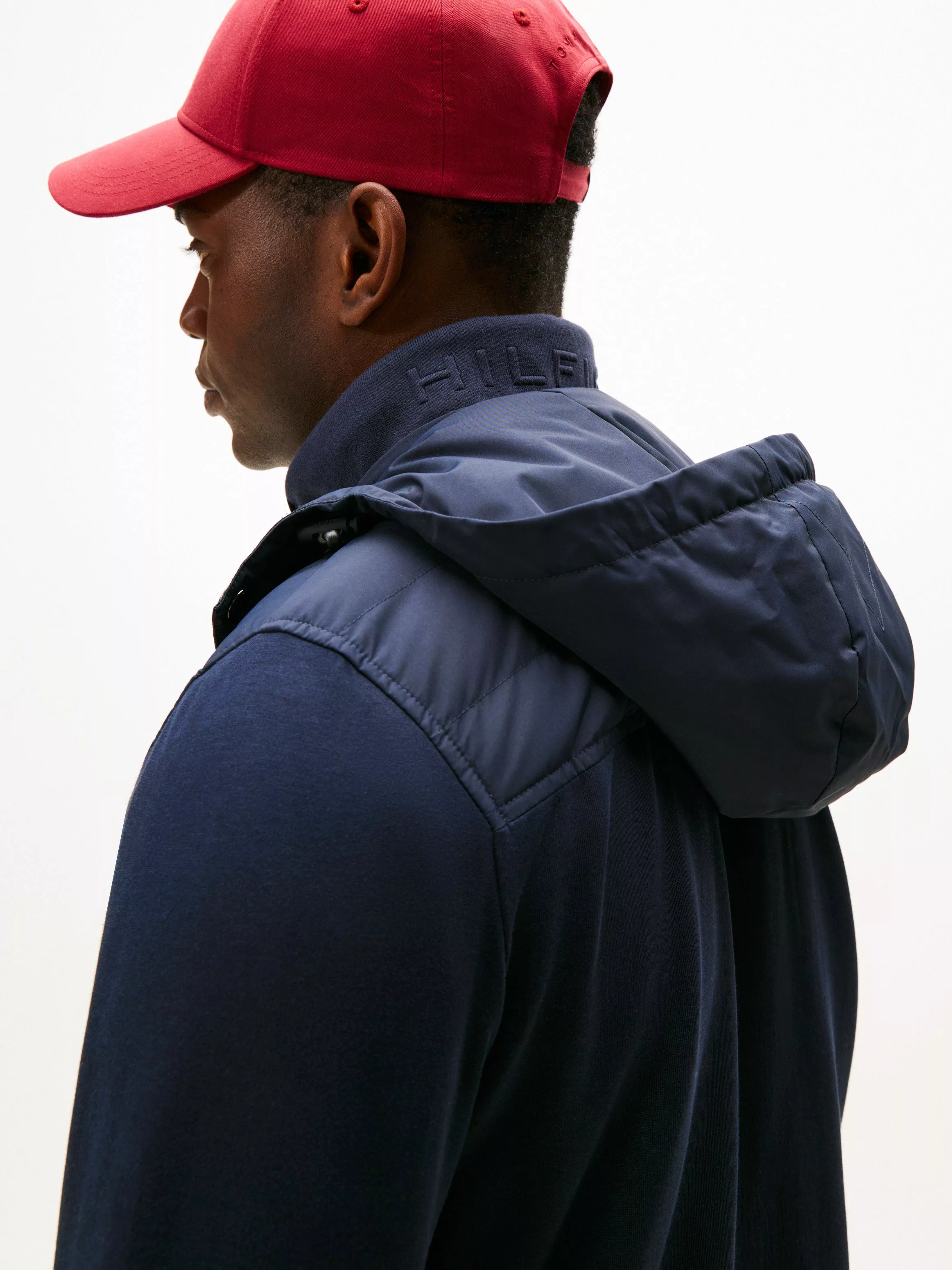 Tommy Hilfiger Kapuzensweatjacke MIX MEDIA HOODED günstig online kaufen