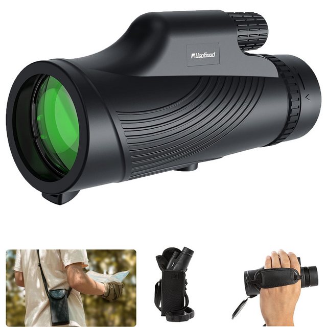 Usogood 10x42 Monokular Teleskop, Bak4 Prisma Dual Fokus Monokulares Telesk günstig online kaufen