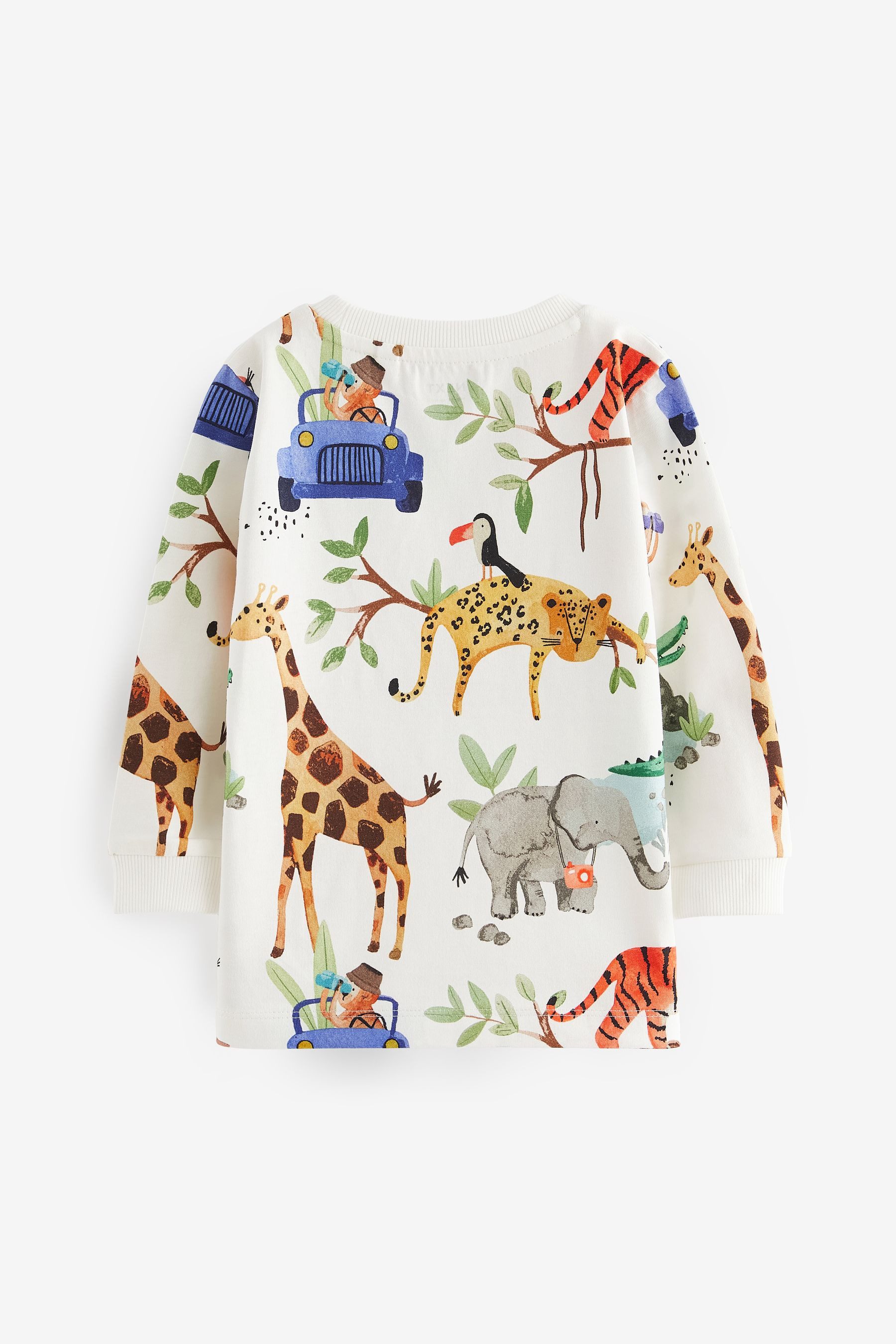 Next Langarmshirt 3er-Pack Langarmshirts, Tiermotive (3-tlg) günstig online kaufen