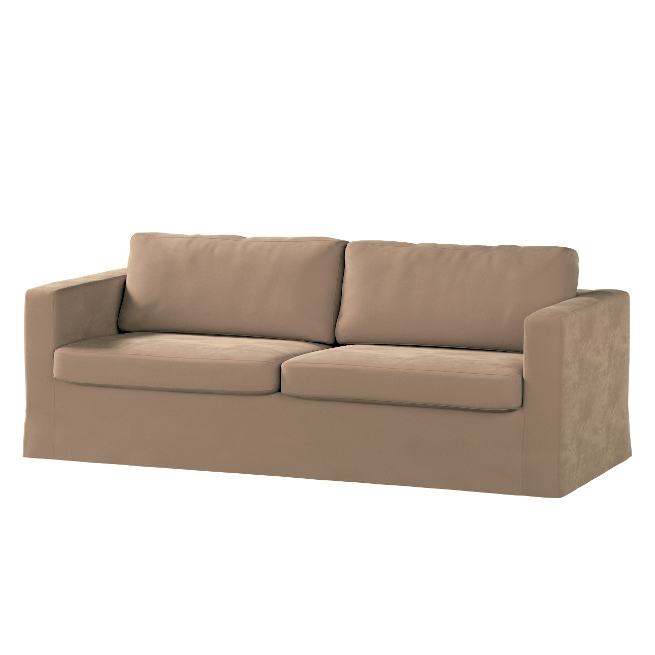 Bezug für Karlstad 3-Sitzer Sofa nicht ausklappbar, lang, beige, Bezug für günstig online kaufen