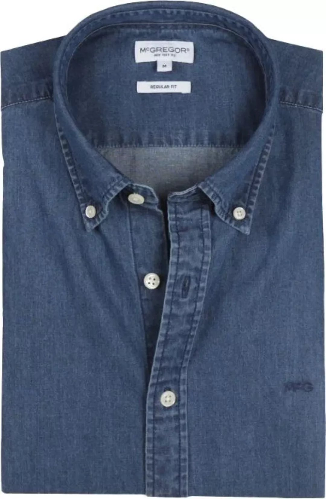 McGregor Hemd Chambray Indigo - Größe XL günstig online kaufen