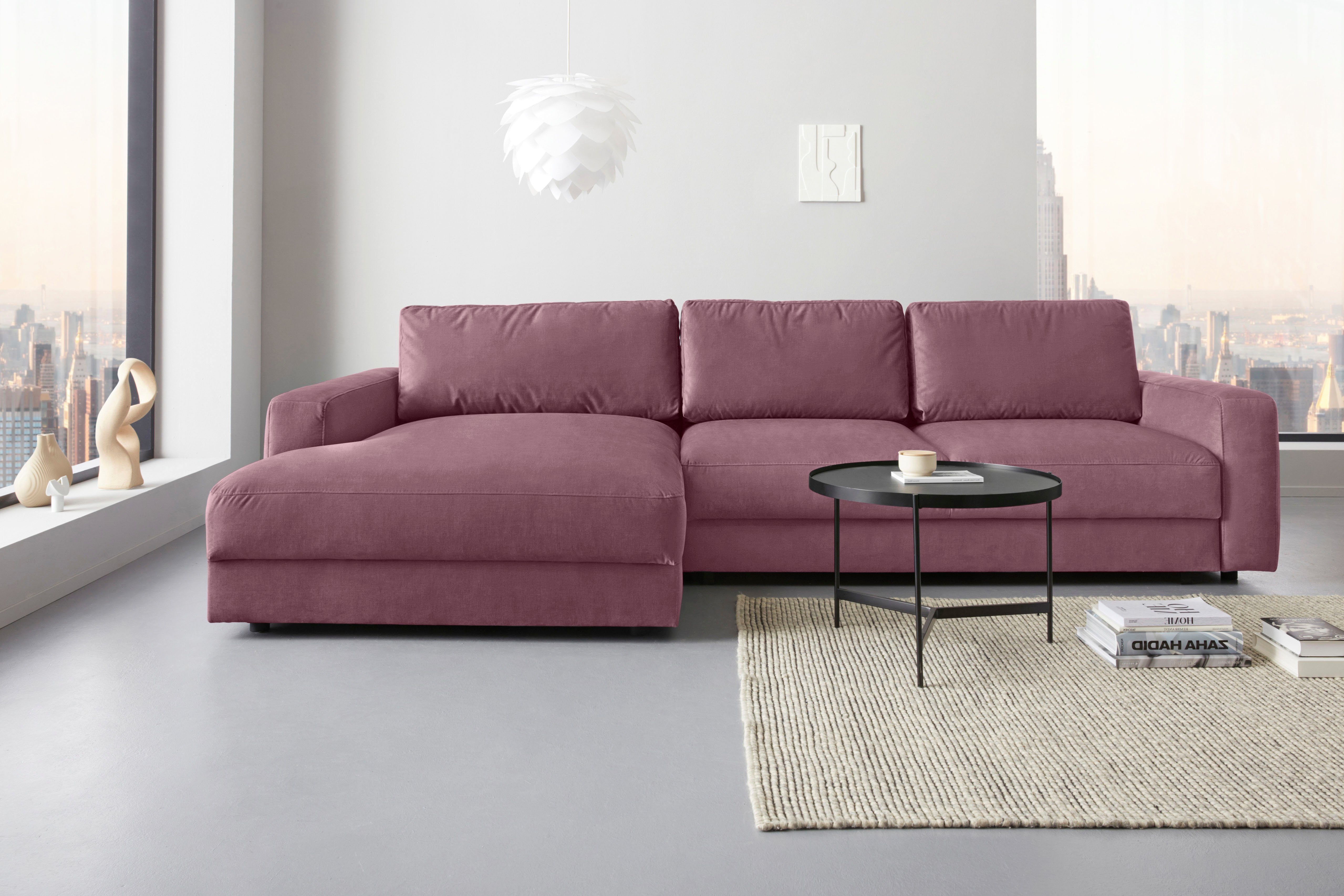 Places of Style Ecksofa "Bloomfield, elegant, viel Platz, Mega Couch, Breit günstig online kaufen