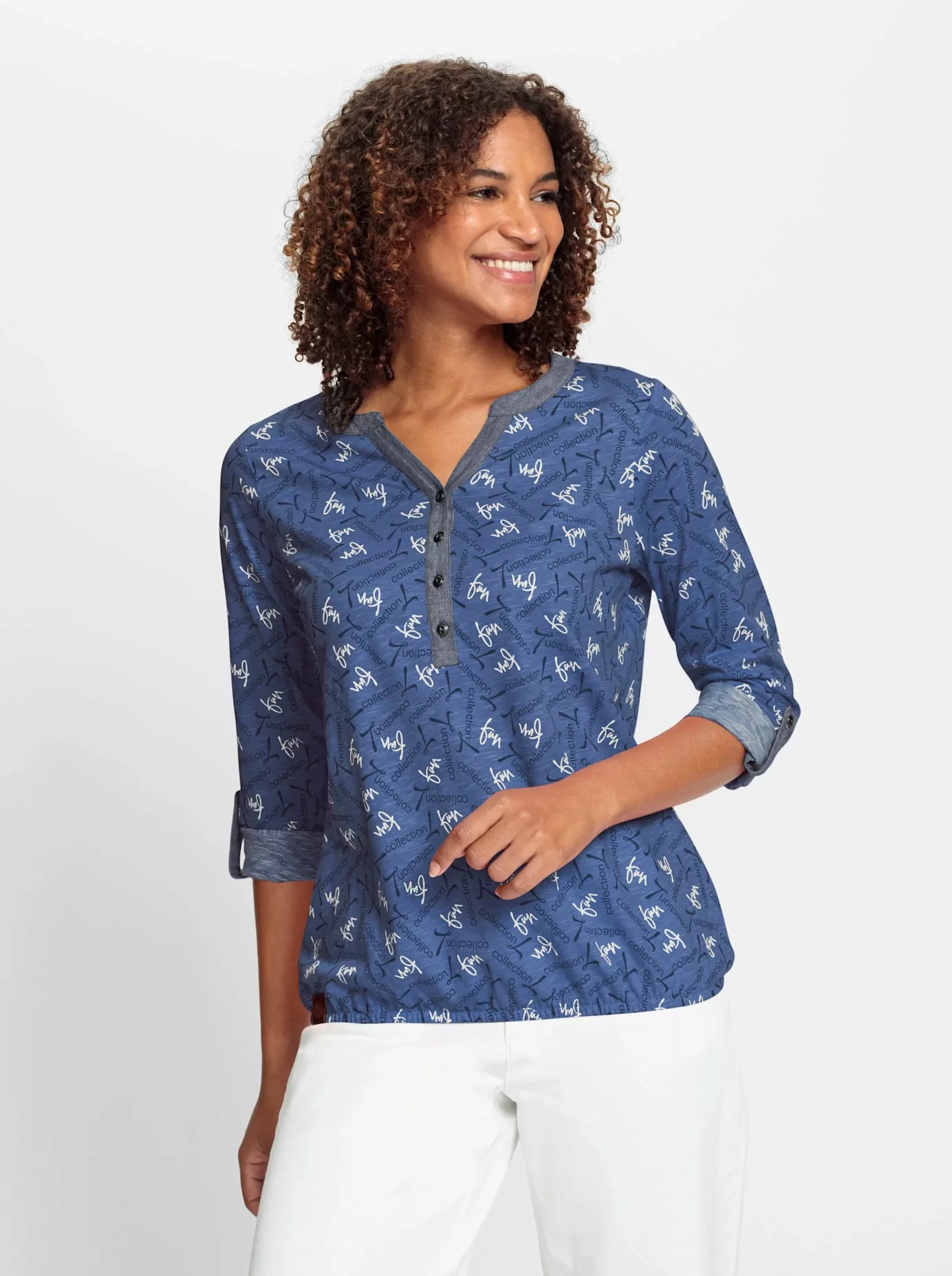 Casual Looks Langarmshirt "Shirt" günstig online kaufen