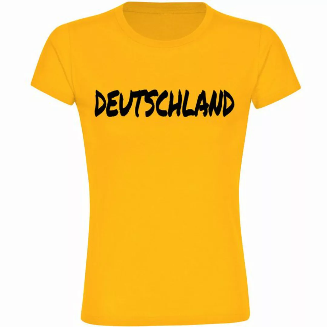 multifanshop T-Shirt Damen Deutschland - Textmarker - Frauen günstig online kaufen