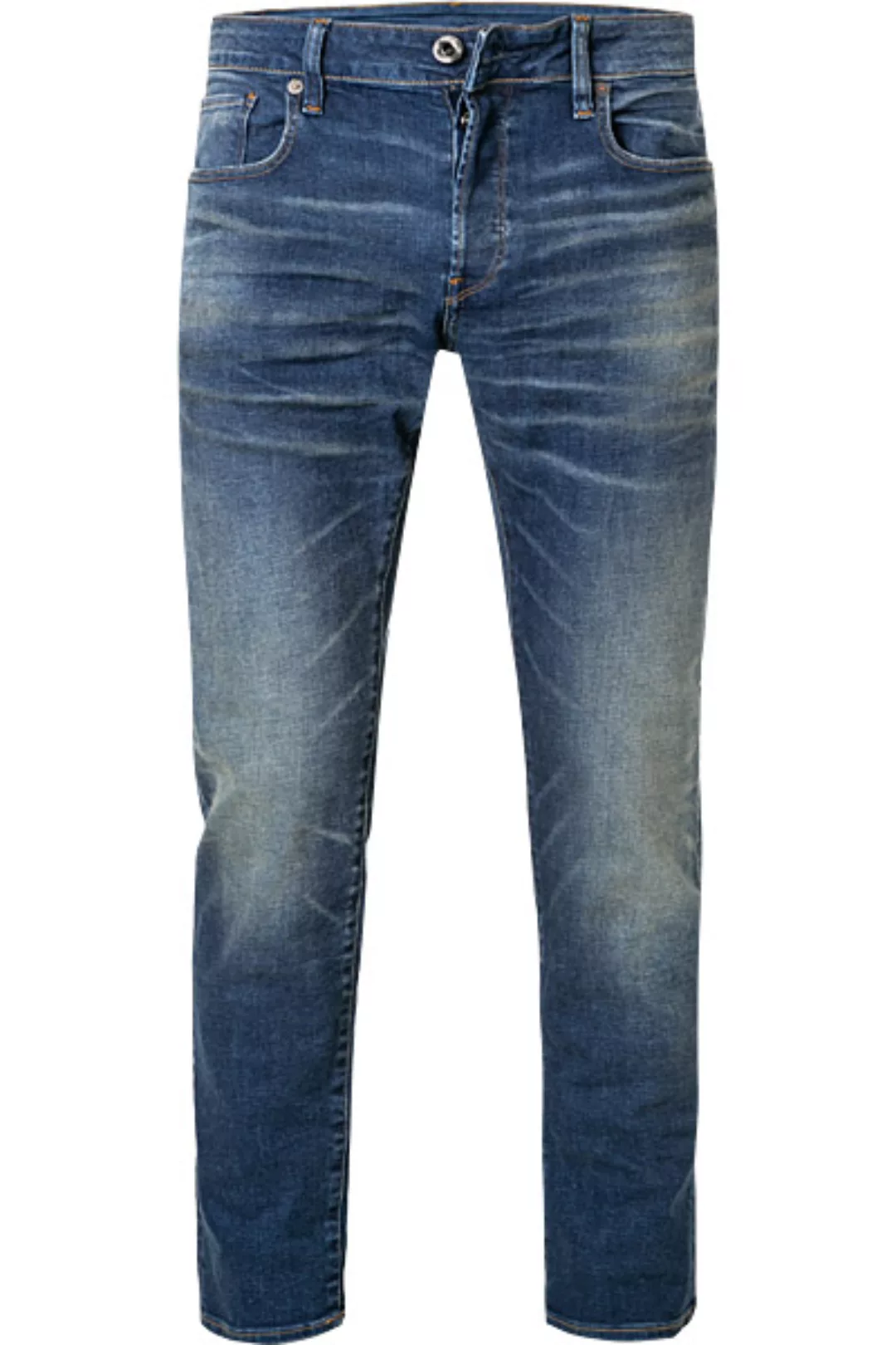 G-Star Herren Jeans 3301 Slim Fit - Blau - Worker Blue Faded günstig online kaufen