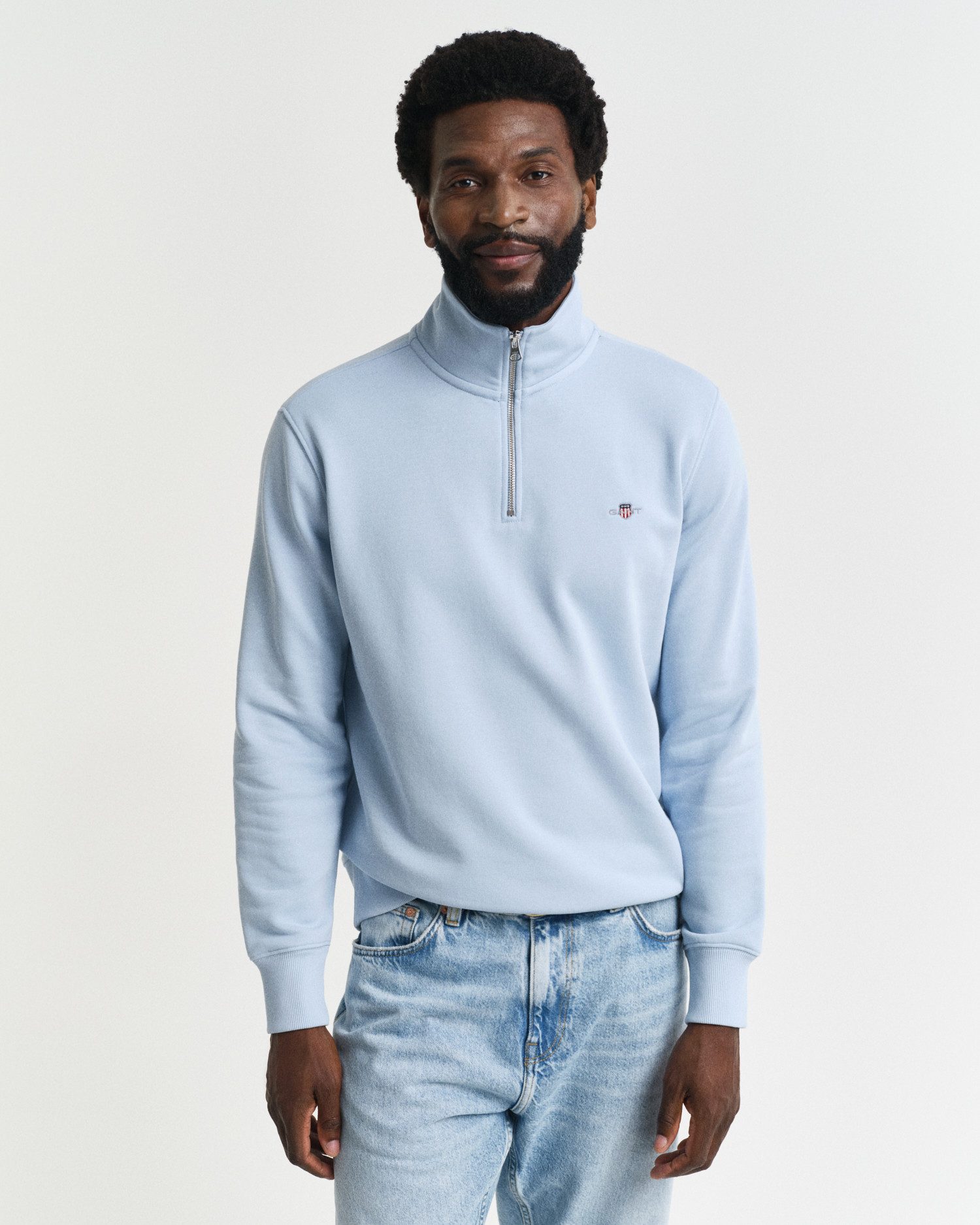 Gant Sweatshirt REG SHIELD HALF ZIP günstig online kaufen