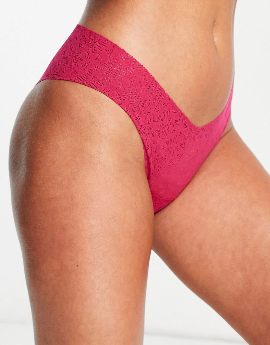 Gilly Hicks – Unsichtbarer Slip in Rosa-Lila günstig online kaufen