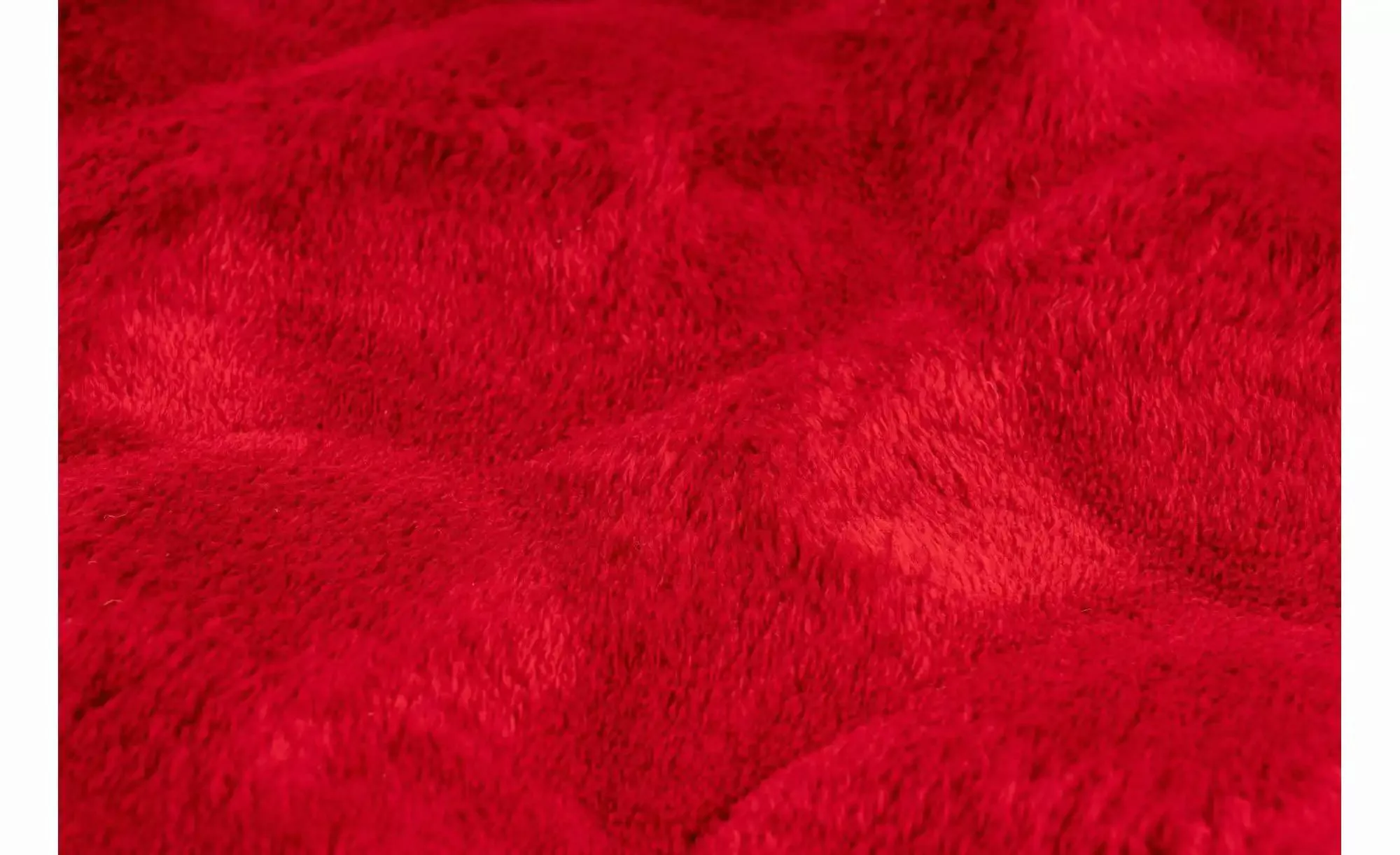 Teppich   ¦ rot ¦ Synthetische Fasern ¦ Maße (cm): B: 120 H: 3  Ø: 120 Tepp günstig online kaufen
