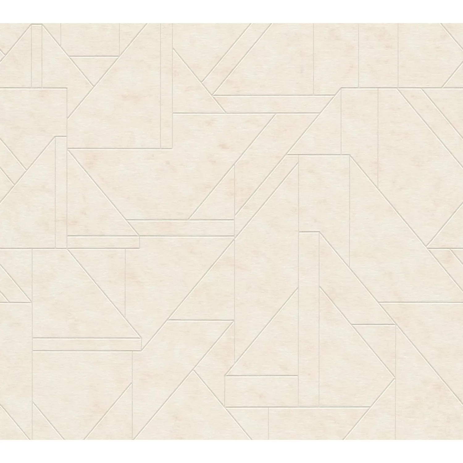AS-Creation Vliestapete Grafisch Matt Muster Glänzend Glatt Creme Weiß günstig online kaufen