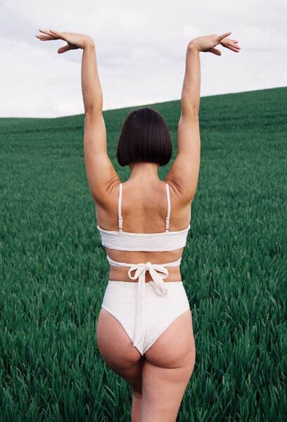 Bikini Set Jacquard Lin Top + Skyline High Slip günstig online kaufen