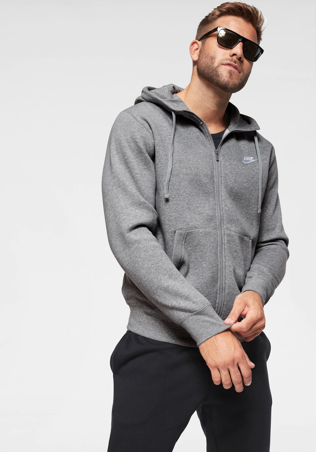 Nike Sportswear Club Sweatshirt Mit Reißverschluss XS Midnight Navy / Midni günstig online kaufen