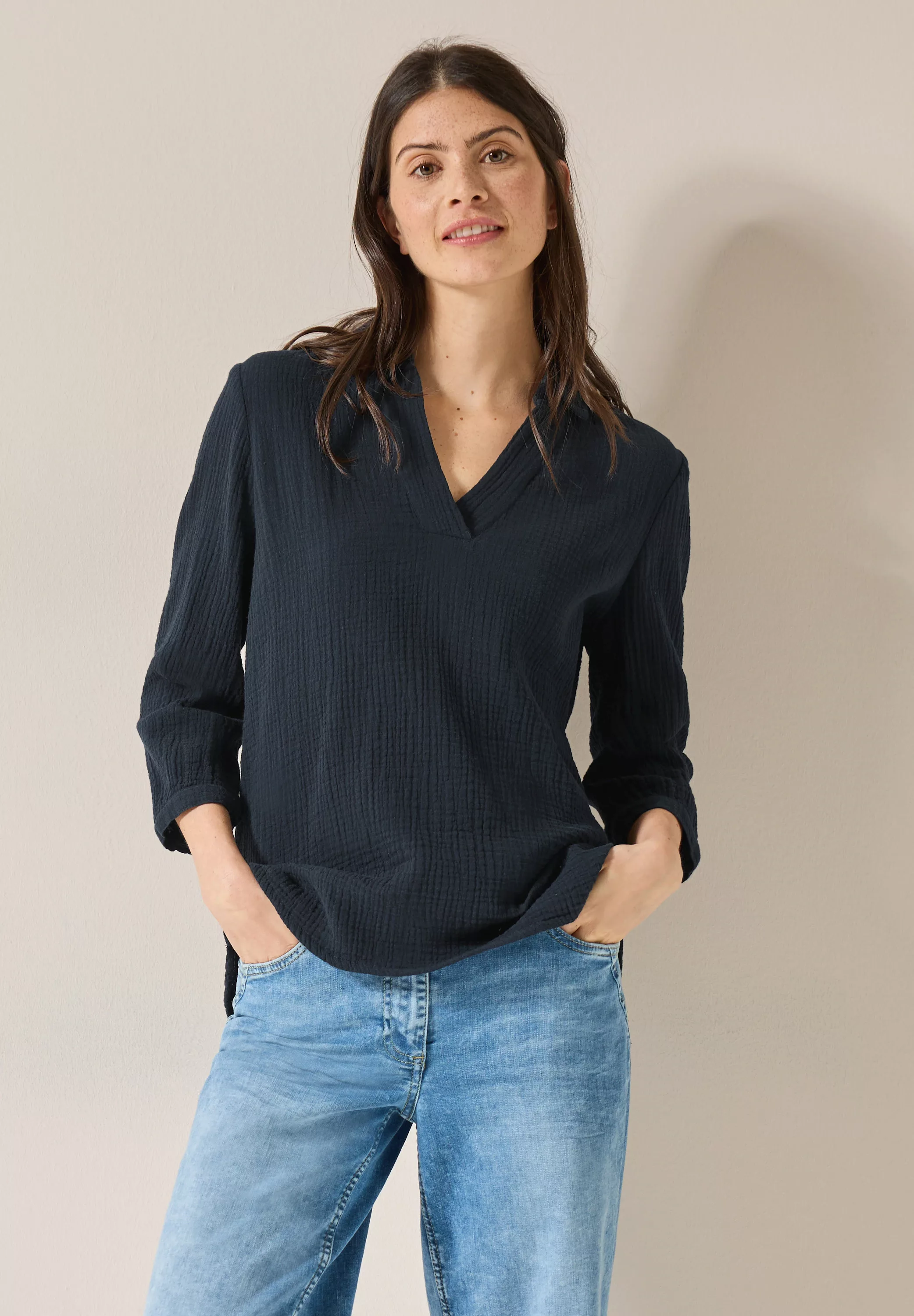 Cecil Klassische Bluse, mit 3/4 Ärmeln günstig online kaufen