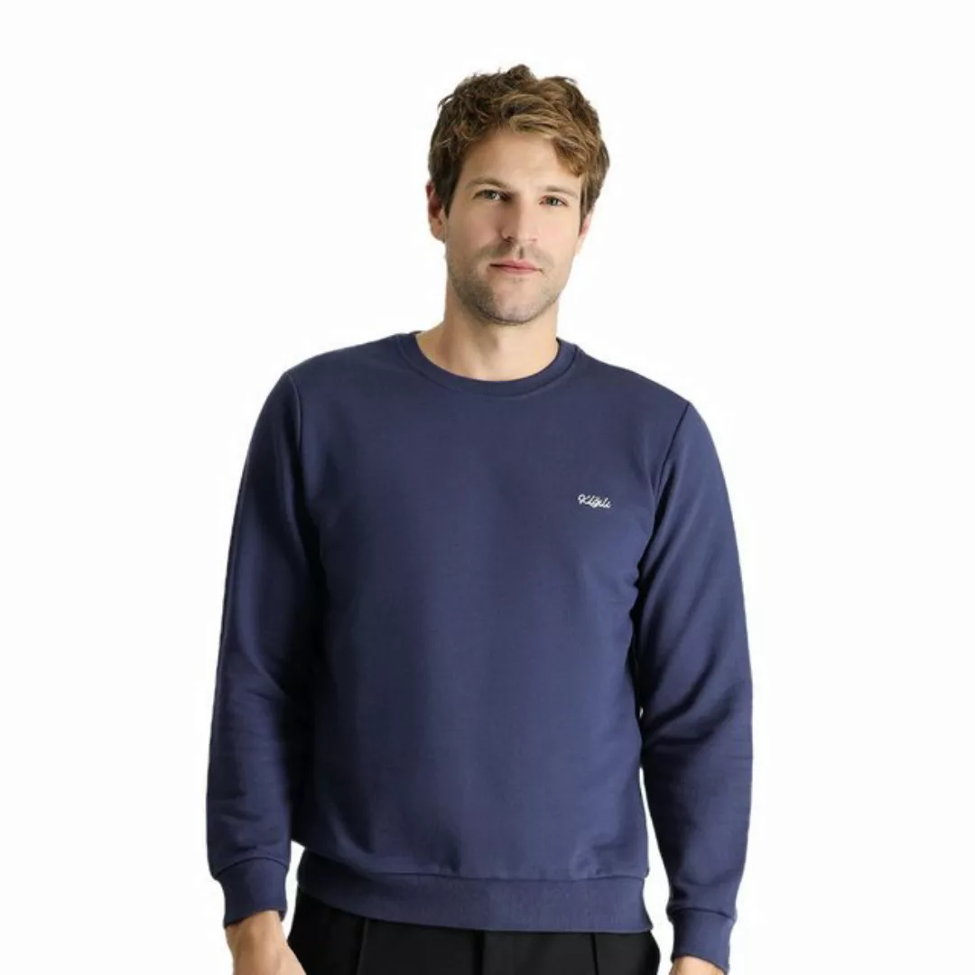 KIGILI Sweatshirt KIGILI Bedrucktes Sweatshirt mit Rundhalsausschnitt, Lang günstig online kaufen